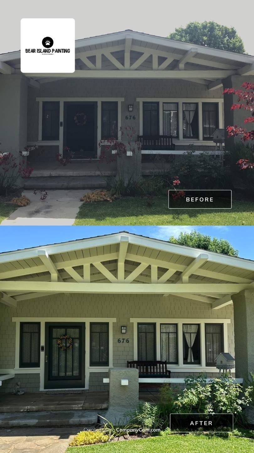 Complete house and garage repaint in Pasadena, CA