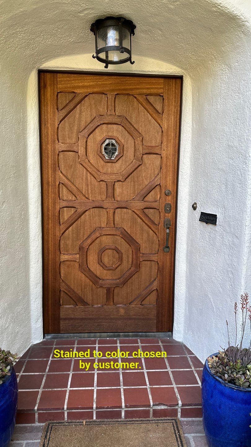 Front Door Strip, Strain and Varnish in San Marino, CA